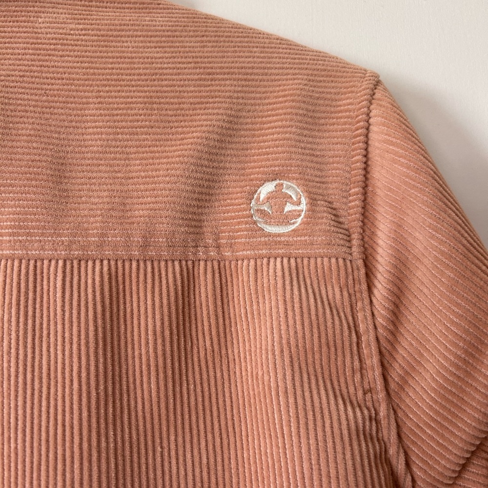 Embroidered Corduroy Jacket - Light Rose - Picture 7 of 7